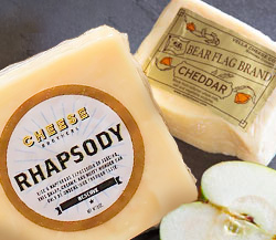 Bear Flag Sharp Cheddar, Cheese Bros. Rhapsody & Apple Medley