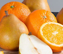 Buerré Bosc Pears & Heirloom Oranges
