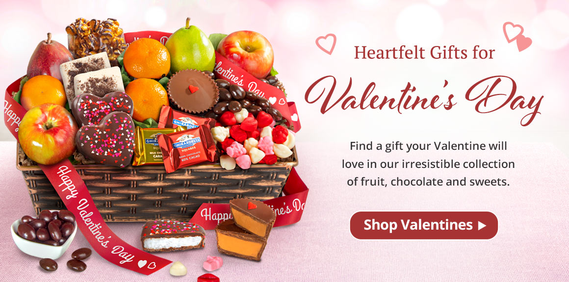 Valentines Day Fruit and Chocolate Gifts
