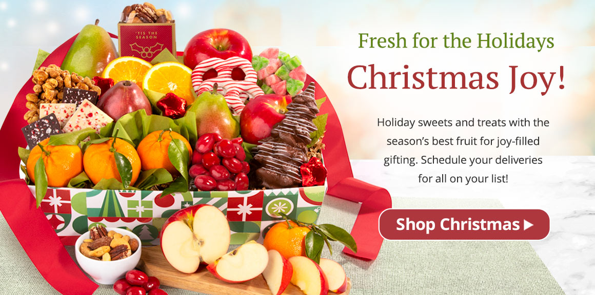 Christmas Fruit Basket Gifts