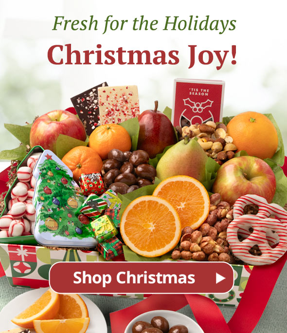 Christmas Fruit Basket Gifts