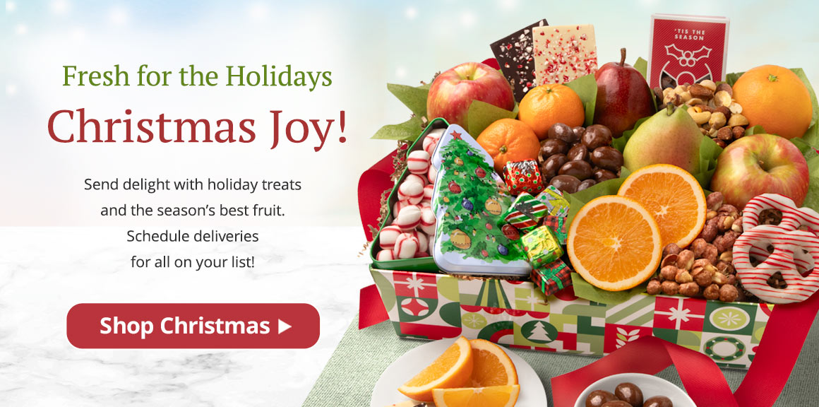 Christmas Fruit Basket Gifts