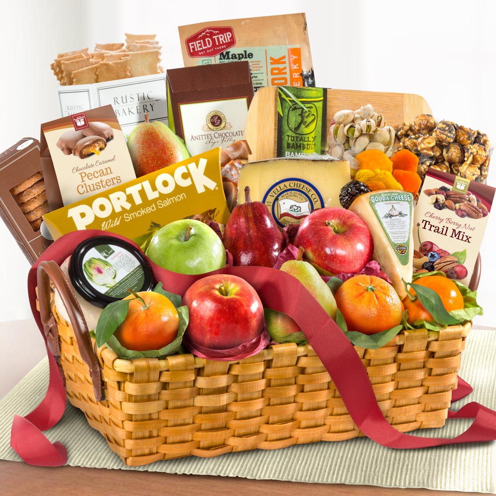 Bountiful Gourmet Artisan Collection Fruit Basket