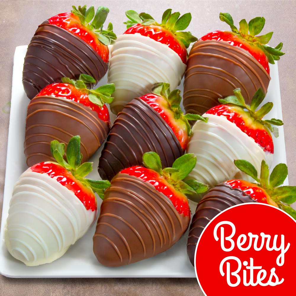 9 Berry Bites Chocolate Covered Strawberries (Fun Size)